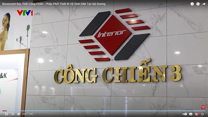 Showroom Công Chiến là một trong những đại lý uy tín hàng đầu của Thiết Bị Phòng Tắm DK, thiet bi ve sinh Công Chiến luôn luôn mang đến sự hài lòng về các trang thiet bi phong tam - thiết bị vệ sinh dk trên khắp cả nước. Bên cạnh đó là hàng loạt các trang thiết bị phòng tắm cao cấp và thiết bị vệ sinh cao cấp khác